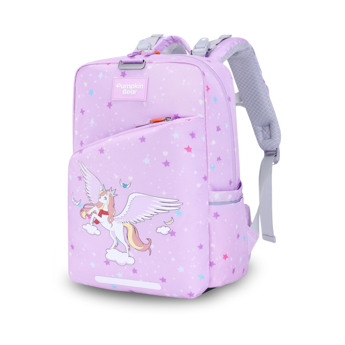 Pumpkin Bear Cubic Ergonomic School Bag